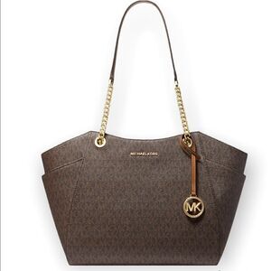 Michael Kors Jet Set Travel Large Logo Shoulder Bag